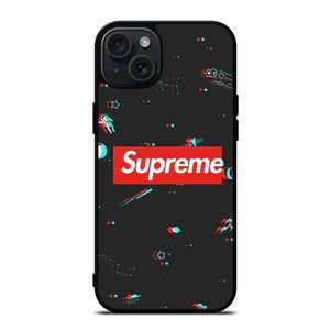 SUPREME SPACE GLITCH iPhone 15 Plus Case