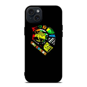 THE DOCTOR HELMET VALENTINO ROSSI iPhone 15 Plus Case THE DOCTOR HELMET VALENTINO ROSSI iPhone 15 Plus Case
