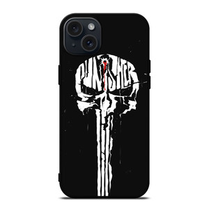 THE PUNISHER SKULL SPLASH EFFECT iPhone 15 Plus Case THE PUNISHER SKULL SPLASH EFFECT iPhone 15 Plus Case