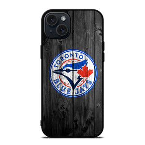 TORONTO BLUE JAYS WOODEN iPhone 15 Plus Case TORONTO BLUE JAYS WOODEN iPhone 15 Plus Case