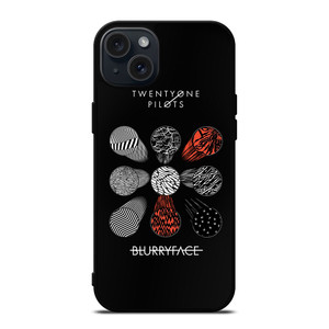 TWENTY ONE PILOTS BLURRYFACE iPhone 15 Plus Case TWENTY ONE PILOTS BLURRYFACE iPhone 15 Plus Case
