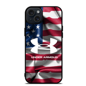 UNDER ARMOUR USA FLAG iPhone 15 Plus Case UNDER ARMOUR USA FLAG iPhone 15 Plus Case