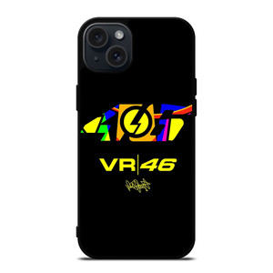 VALENTINO ROSSI 46 LOGO THE DOCTOR iPhone 15 Plus Case VALENTINO ROSSI 46 LOGO THE DOCTOR iPhone 15 Plus Case