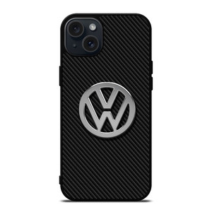 VW VOLKSWAGEN LOGO CARBON iPhone 15 Plus Case
