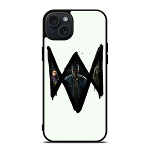 WATCH DOGS 2 LOGO ART iPhone 15 Plus Case WATCH DOGS 2 LOGO ART iPhone 15 Plus Case