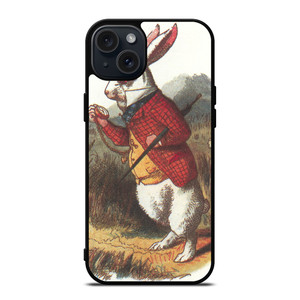 WHITE RABBIT ALICE IN WONDERLAND Disney iPhone 15 Plus Case WHITE RABBIT ALICE IN WONDERLAND Disney iPhone 15 Plus Case
