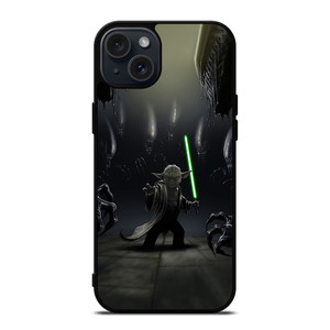 YODA VS ALIENS iPhone 15 Plus Case YODA VS ALIENS iPhone 15 Plus Case