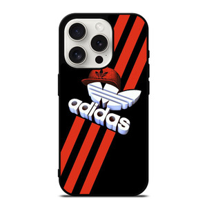 ADIDAC LOGO EMBLEM HAT iPhone 15 Pro Case