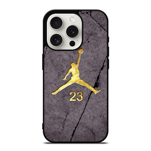 AIR JORDAN 23 GOLD WALL iPhone 15 Pro Case