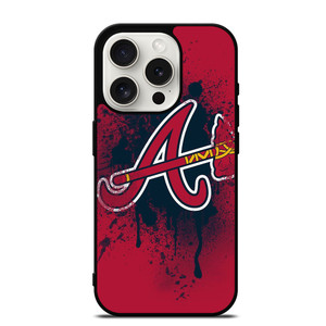 ATLANTA BRAVES MLB LOGO ICON iPhone 15 Pro Case ATLANTA BRAVES MLB LOGO ICON iPhone 15 Pro Case