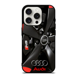 AUDI VELG LOGO BLACK iPhone 15 Pro Case AUDI VELG LOGO BLACK iPhone 15 Pro Case