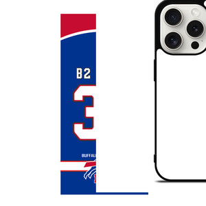 BUFFALO BILLS JERSEY iPhone 15 Pro Case BUFFALO BILLS JERSEY iPhone 15 Pro Case