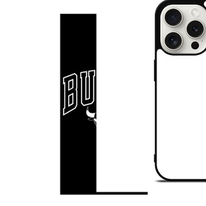 CHICAGO BULLS LOGO BLACK iPhone 15 Pro Case