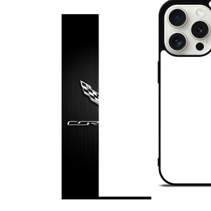 CORVETTE SYMBOLS BLACK iPhone 15 Pro Case CORVETTE SYMBOLS BLACK iPhone 15 Pro Case