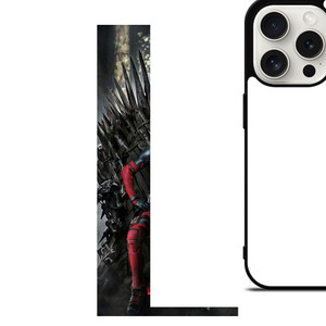 DEADPOOL THRONE MARVEL SUPERHERO iPhone 15 Pro Case DEADPOOL THRONE MARVEL SUPERHERO iPhone 15 Pro Case
