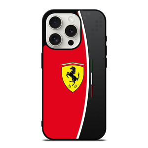 FERRARI LOGO NEW iPhone 15 Pro Case FERRARI LOGO NEW iPhone 15 Pro Case