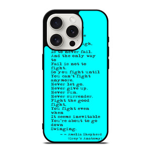 GREY'S ANATOMY QUOTES iPhone 15 Pro Case GREY'S ANATOMY QUOTES iPhone 15 Pro Case