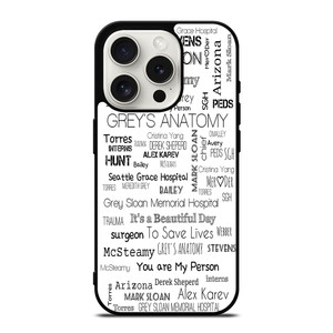 GREY'S ANATOMY STORY iPhone 15 Pro Case