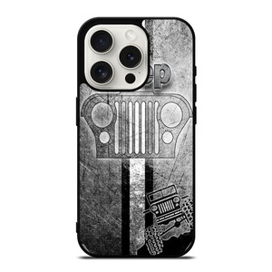 JEEP LOGO SILVER iPhone 15 Pro Case JEEP LOGO SILVER iPhone 15 Pro Case