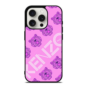 KENZO PARIS VIOLET LOGO iPhone 15 Pro Case