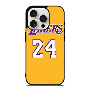 LA LAKERS JERSEY 24 KOBE BRYANT iPhone 15 Pro Case