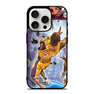 LA LAKERS KOBE BRYANT JUMP ART iPhone 15 Pro Case LA LAKERS KOBE BRYANT JUMP ART iPhone 15 Pro Case