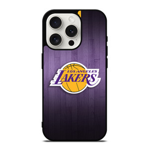 LA LAKERS WOOD DESIGN iPhone 15 Pro Case