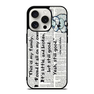 LILO AND STITCH QUOTES Disney iPhone 15 Pro Case LILO AND STITCH QUOTES Disney iPhone 15 Pro Case