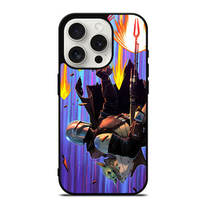 MANDALORIAN GROGU BABY YODA STAR WARS iPhone 15 Pro Case MANDALORIAN GROGU BABY YODA STAR WARS iPhone 15 Pro Case