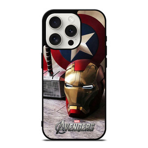 MARVEL AVENGER TEAM CAPTAIN AMERICA IRONMAN THOR iPhone 15 Pro Case