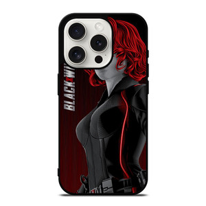 MARVEL BLACK WIDOW AVENGERS ART iPhone 15 Pro Case