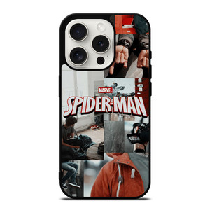 MARVEL SPIDERMAN LOGO COLAGE iPhone 15 Pro Case MARVEL SPIDERMAN LOGO COLAGE iPhone 15 Pro Case