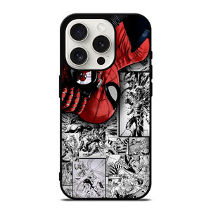 MARVEL SPIDERMAN POTRAIT COMIC iPhone 15 Pro Case MARVEL SPIDERMAN POTRAIT COMIC iPhone 15 Pro Case