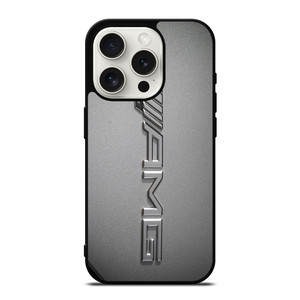 MERCEDES AMG LOGO CHROME EMBLEM iPhone 15 Pro Case
