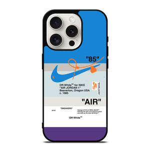NIKE AIR JORDAN OFF WHITE iPhone 15 Pro Case NIKE AIR JORDAN OFF WHITE iPhone 15 Pro Case
