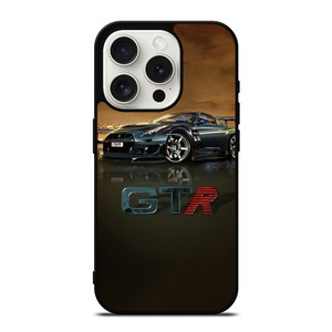 NISSAN GTR R35 SILVER GLOWING iPhone 15 Pro Case NISSAN GTR R35 SILVER GLOWING iPhone 15 Pro Case