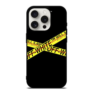 OFF WHITE LOGO STRIP iPhone 15 Pro Case