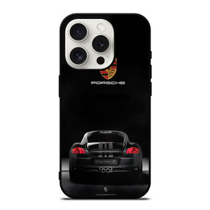PORSCHE CAYMAN S BLACK iPhone 15 Pro Case PORSCHE CAYMAN S BLACK iPhone 15 Pro Case