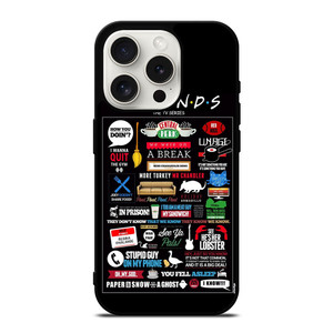 POSTERHOUZZ FRIENDS TV SHOW iPhone 15 Pro Case POSTERHOUZZ FRIENDS TV SHOW iPhone 15 Pro Case