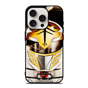 POWER RANGERS WHITE iPhone 15 Pro Case POWER RANGERS WHITE iPhone 15 Pro Case