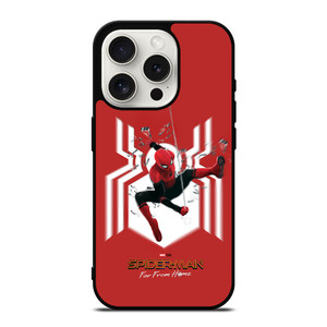 SPIDERMAN FAR FROM HOME LOGO RED ACTION iPhone 15 Pro Case SPIDERMAN FAR FROM HOME LOGO RED ACTION iPhone 15 Pro Case