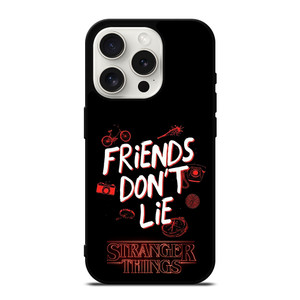 STRANGER THINGS FRIENDS DON'T LIE iPhone 15 Pro Case STRANGER THINGS FRIENDS DON'T LIE iPhone 15 Pro Case