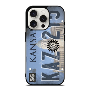 SUPERNATURAL LICENSE PLATE CUSTOM iPhone 15 Pro Case SUPERNATURAL LICENSE PLATE CUSTOM iPhone 15 Pro Case