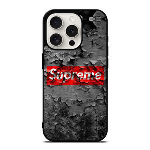 SUPREME CRACKED LOGO iPhone 15 Pro Case SUPREME CRACKED LOGO iPhone 15 Pro Case