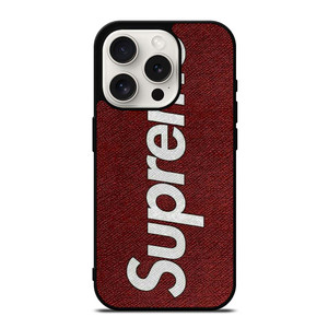SUPREME LOGO ON CANVAS iPhone 15 Pro Case
