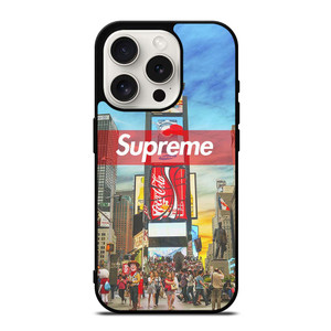 SUPREME TIME SQUARE iPhone 15 Pro Case