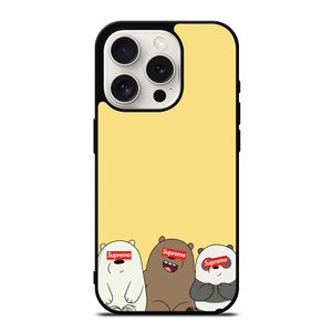 SUPREME WE BARE BEAR iPhone 15 Pro Case SUPREME WE BARE BEAR iPhone 15 Pro Case