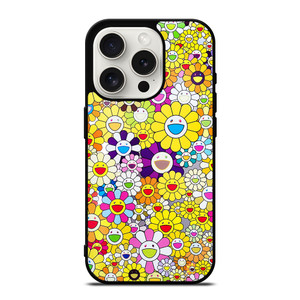 TAKASHI MURAKAMI FLOWERS YELLOW iPhone 15 Pro Case