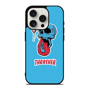 THRASHER LOGO SKULL ARTWORK iPhone 15 Pro Case THRASHER LOGO SKULL ARTWORK iPhone 15 Pro Case
