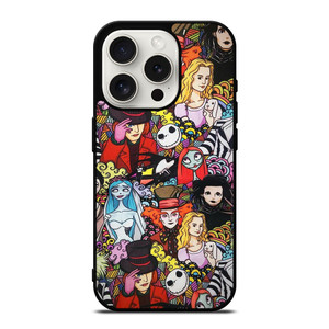 TIM BURTON CHARACTERS iPhone 15 Pro Case TIM BURTON CHARACTERS iPhone 15 Pro Case
